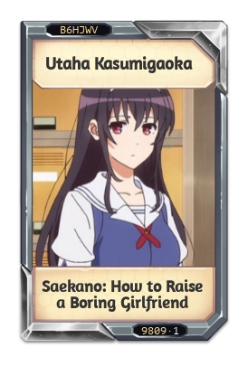 Utaha Kasumigaoka Saekano: How to Raise a Boring Girlfriend