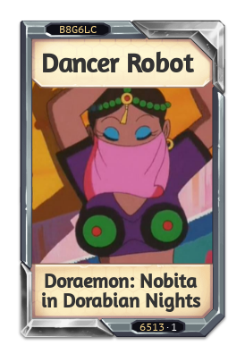 Dancer Robot Doraemon: Nobita in Dorabian Nights