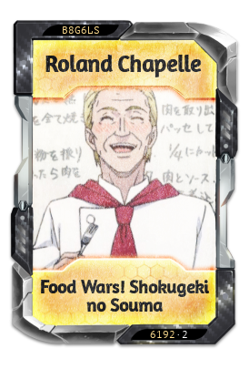 Roland Chapelle Food Wars! Shokugeki no Souma