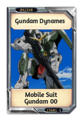 Gundam Dynames Mobile Suit Gundam 00