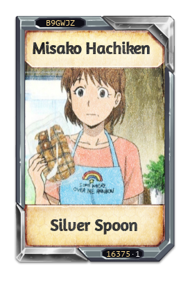 Misako Hachiken Silver Spoon