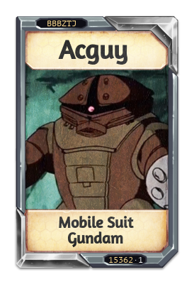 Acguy Mobile Suit Gundam