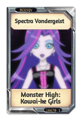 Spectra Vondergeist Monster High: Kowai-ke Girls