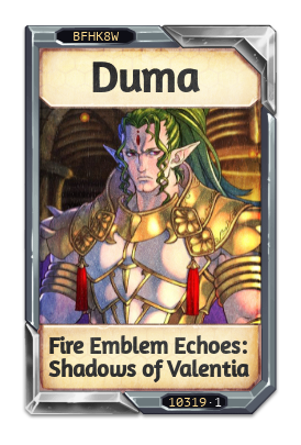 Duma Fire Emblem Echoes: Shadows of Valentia