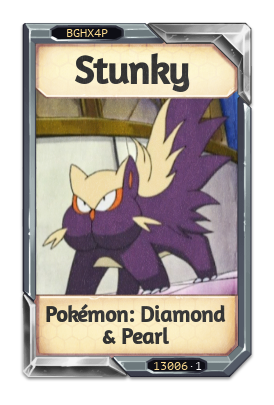 Stunky Pokémon: Diamond & Pearl