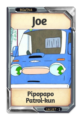 Joe Pipopapo Patrol-kun