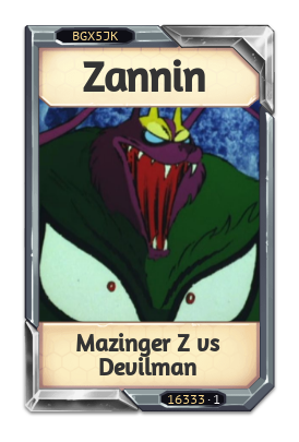 Zannin Mazinger Z vs Devilman