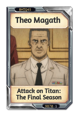 Theo Magath Attack on Titan: The Final Season