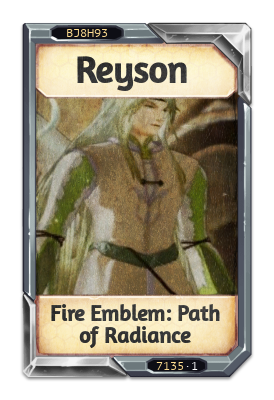 Reyson Fire Emblem: Path of Radiance