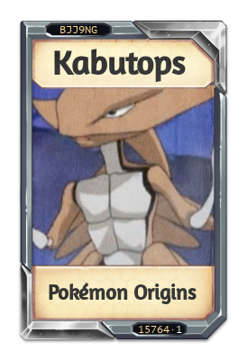 Kabutops Pokémon Origins