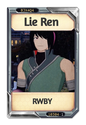 Lie Ren RWBY