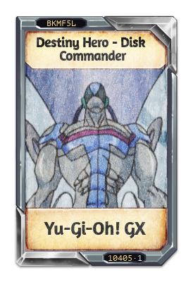 Destiny Hero - Disk Commander Yu-Gi-Oh! GX