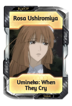 Rosa Ushiromiya Umineko: When They Cry