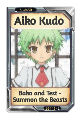 Aiko Kudo Baka and Test - Summon the Beasts