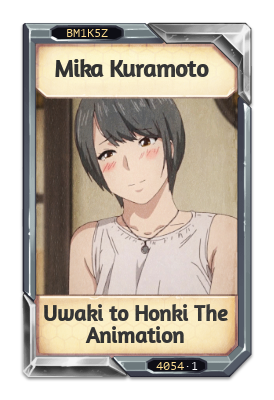 Mika Kuramoto Uwaki to Honki The Animation