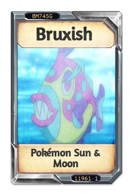 Bruxish Pokémon Sun & Moon