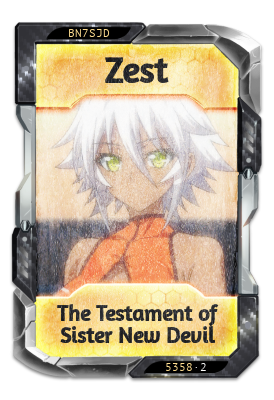 Zest The Testament of Sister New Devil