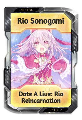 Rio Sonogami Date A Live: Rio Reincarnation