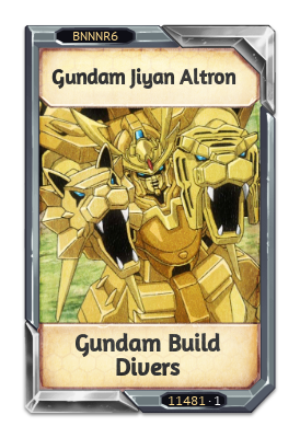 Gundam Jiyan Altron Gundam Build Divers