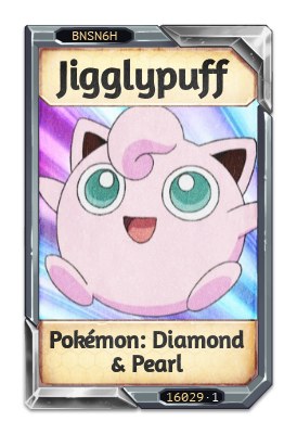 Jigglypuff Pokémon: Diamond & Pearl