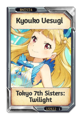 Kyouko Uesugi Tokyo 7th Sisters: Twilight