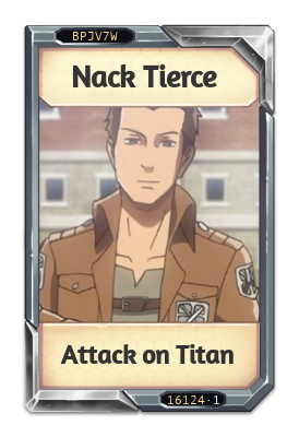 Nack Tierce Attack on Titan