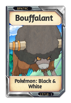 Bouffalant Pokémon: Black & White