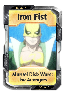 Iron Fist Marvel Disk Wars: The Avengers