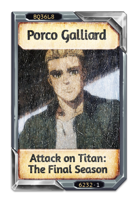 Porco Galliard Attack on Titan: The Final Season