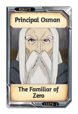 Old Osmond The Familiar of Zero