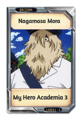 Nagamasa Mora My Hero Academia 3