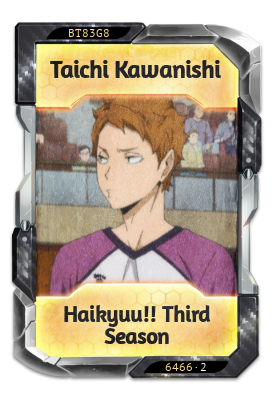 Taichi Kawanishi Haikyuu!! Third Season