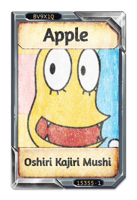 Apple Oshiri Kajiri Mushi