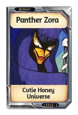 Panther Zora Cutie Honey Universe