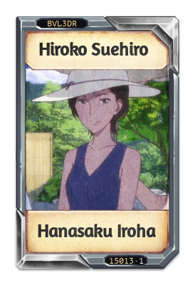 Hiroko Suehiro Hanasaku Iroha