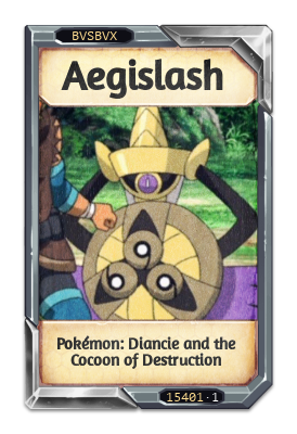 Aegislash Pokémon: Diancie and the Cocoon of Destruction