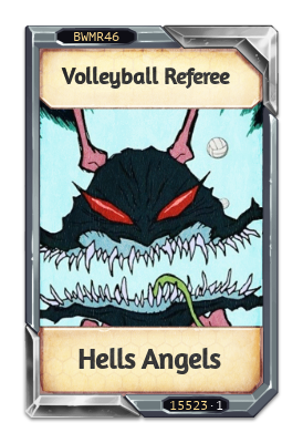 Volleyball Referee Hells Angels