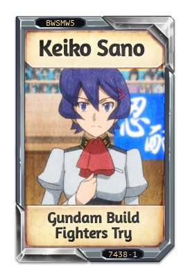 Keiko Sano Gundam Build Fighters Try