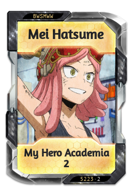 Mei Hatsume My Hero Academia 2