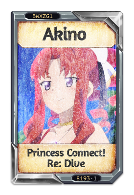 Akino Princess Connect! Re: Dive