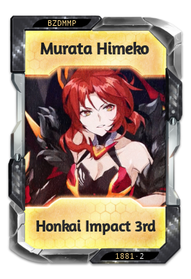 Murata Himeko Honkai Impact 3rd