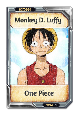 Monkey D. Luffy One Piece