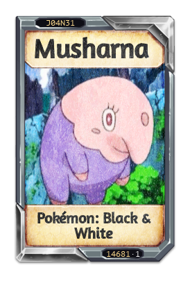 Musharna Pokémon: Black & White