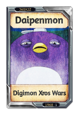 Daipenmon Digimon Xros Wars