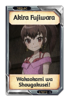 Akira Fujiwara Wakaokami wa Shougakusei!