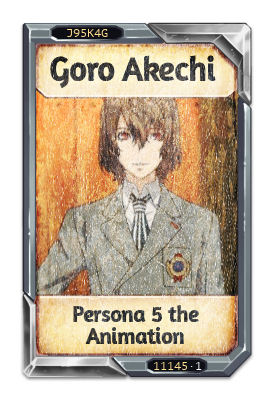 Goro Akechi Persona 5 the Animation