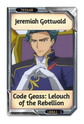 Jeremiah Gottwald Code Geass: Lelouch of the Rebellion