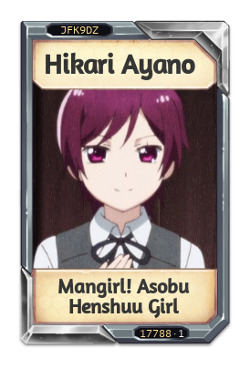 Hikari Ayano Mangirl! Asobu Henshuu Girl