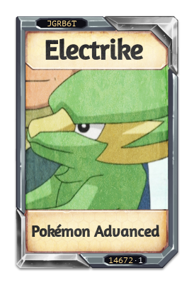 Electrike Pokémon Advanced