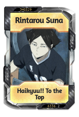 Rintarou Suna Haikyuu!! To the Top